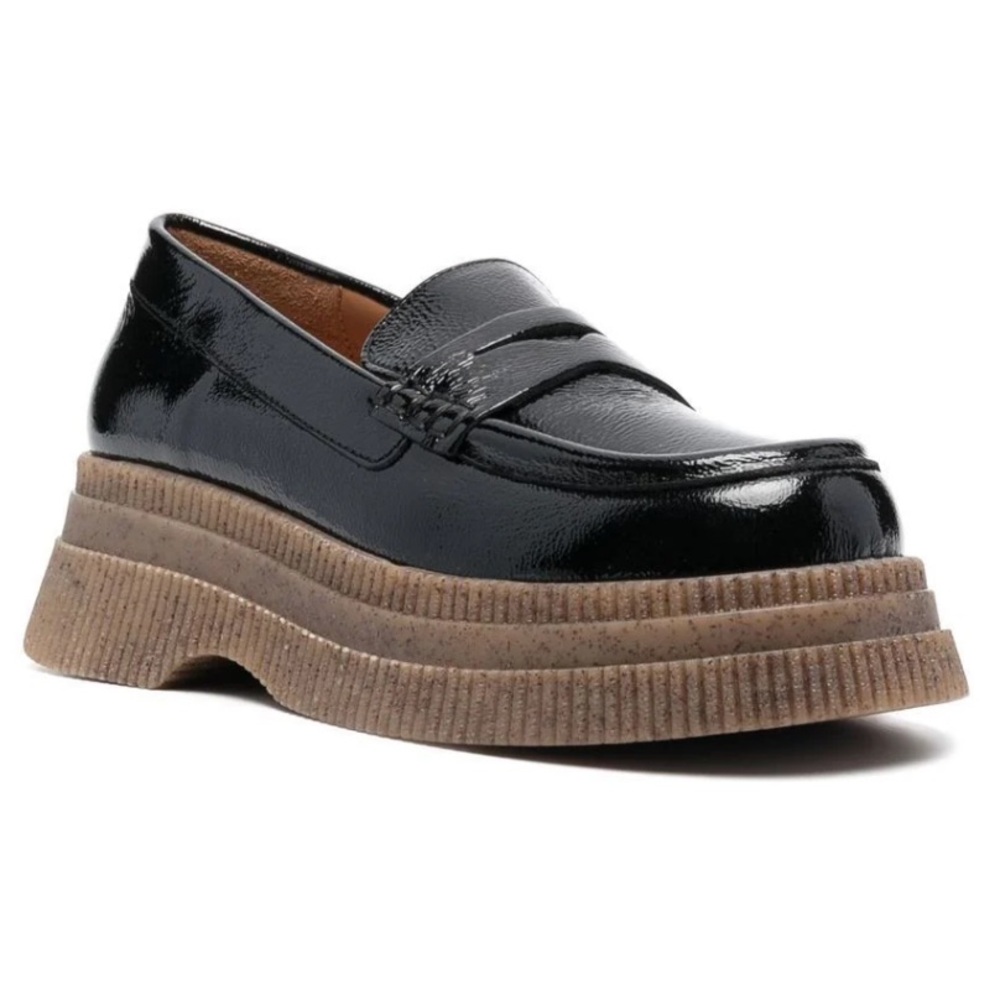 Ganni platform Penny-slot loafers